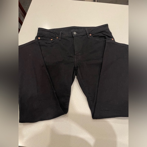 American Eagle Men’s Black jeans AIRFLEX + size:36x30 Preloved - Picture 11 of 11